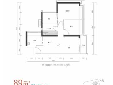 京基水貝城市廣場 住宅02、03户型 - House730