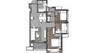華僑城湖岸 79平方兩房 - House730