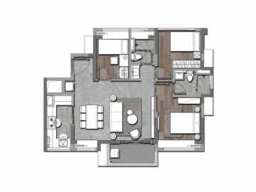 華僑城湖岸 89平方兩房 - House730