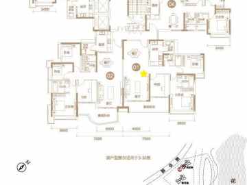 南馳都湖國際 臨湖峯 1棟A座 -01 130方 - House730