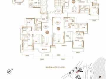 南馳都湖國際 臨湖峯 1棟A座 -03 109方 - House730