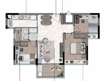 卓越華堂雲光 83平戶型 - House730