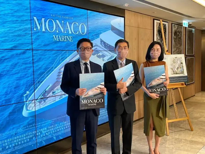 会德丰地产旗下启德新盘MONACO MARINE，即将48小时内开价。图中为会德丰地产常务董事黄光耀。