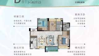招商華發湖心明薈花園 D戶型 - House730