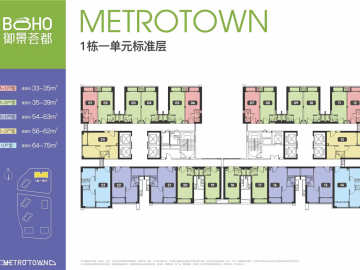 御景薈都 1棟一單元標准層B-1 - House730
