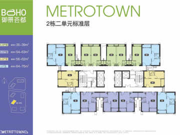 御景薈都 2棟二單元標准層B-2 - House730