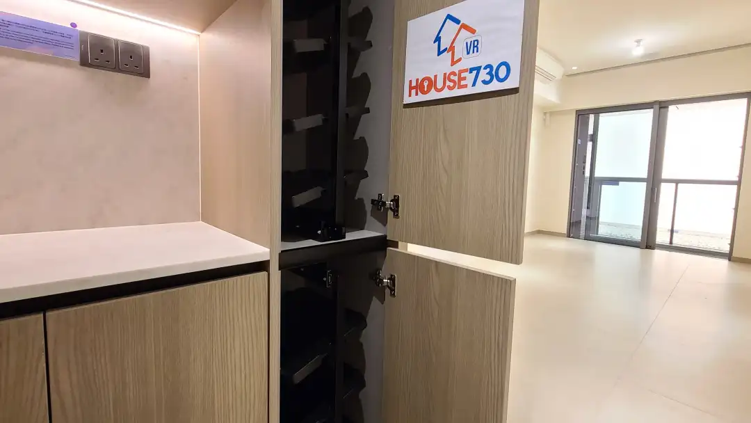 本地-白石角Silicon Hill 3房套房示位 抽拉式儲物架設計貼心-House730