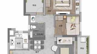 保利水木芳華 69方2房 - House730