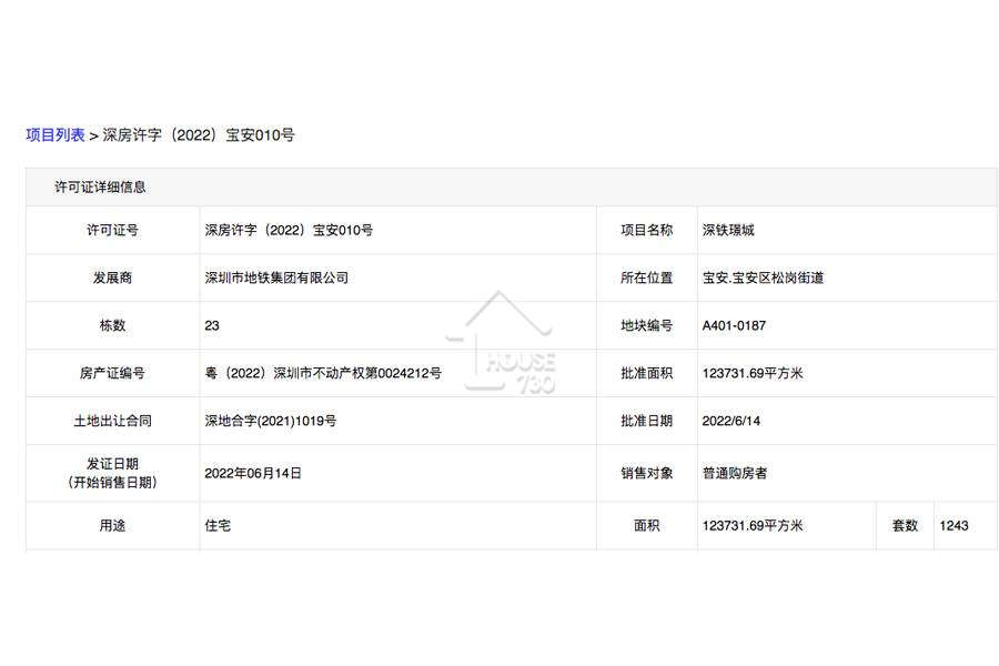 深鐵璟城 - House730