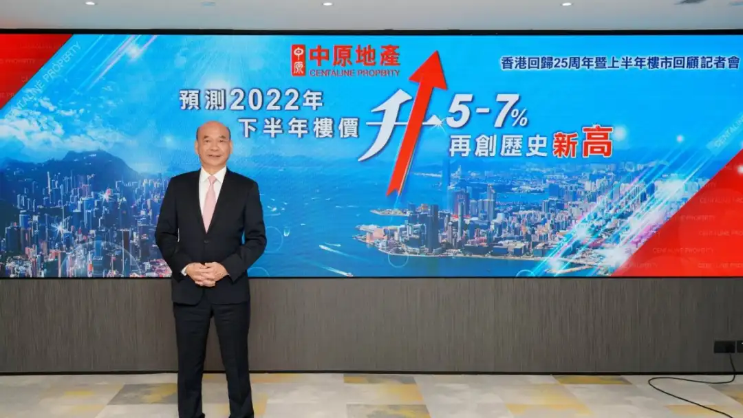 本地-中原：香港回归25年二手楼价升78% 下半年升5%至7%-House730