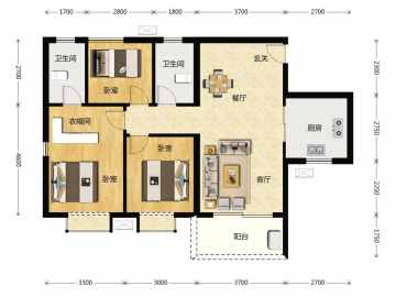 安華香蜜松湖二期 A3戶型 - House730
