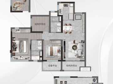 越秀建發 璽樾 A户型 - House730