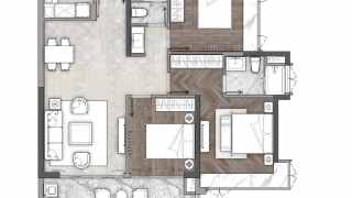 廣州富力富雲山 01/02戶型 120方 - House730