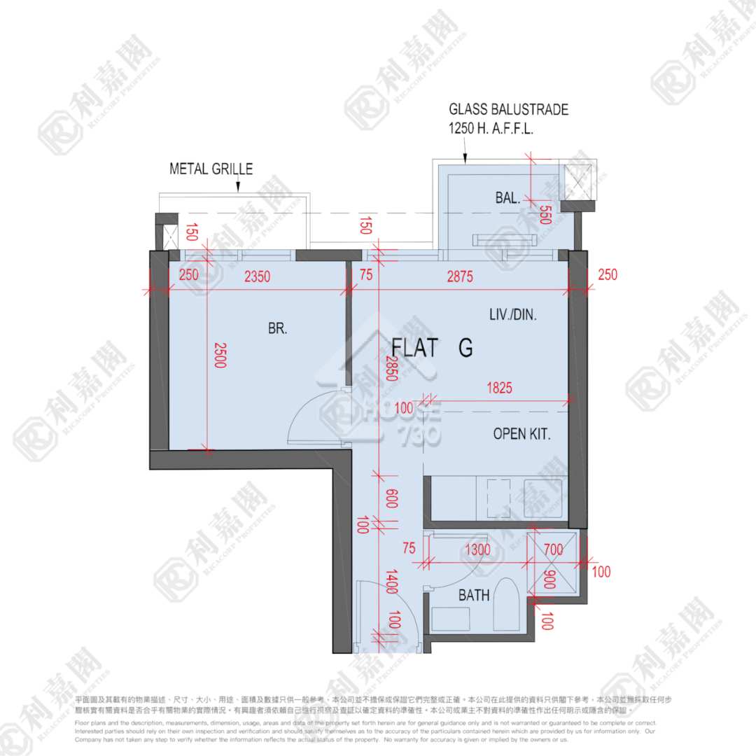 Yau Tong ONE EAST COAST Upper Floor Floor Plan House730-6617867