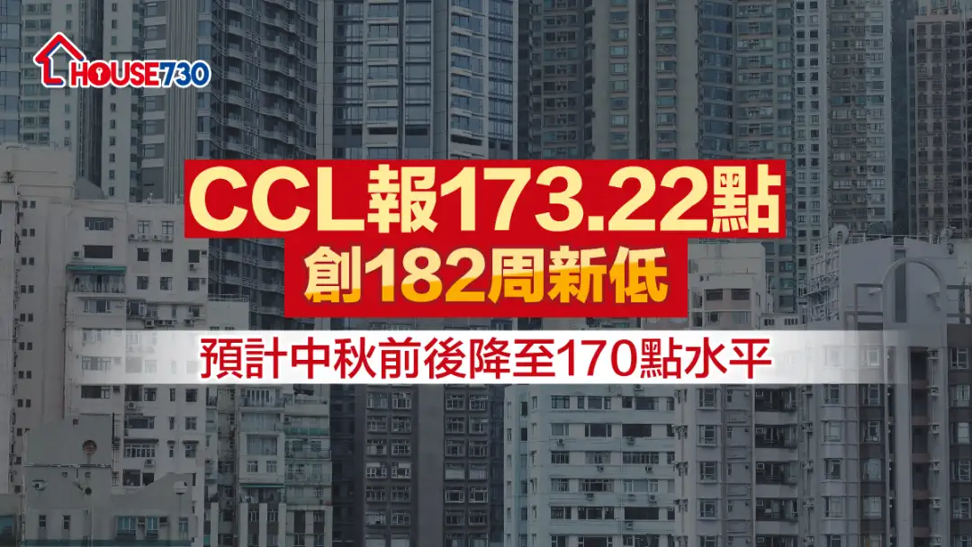 數據分析-CCL最新報173.22點創182周新低 預計中秋前後降至170點水平-House730