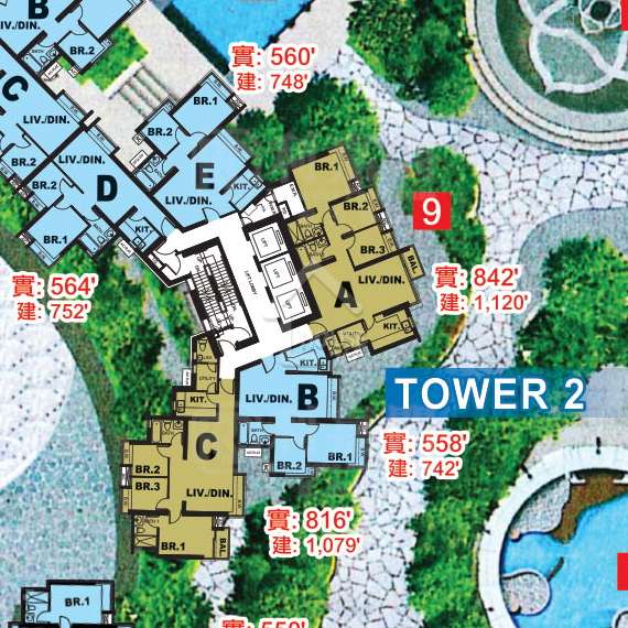 奧運站浪澄灣住宅,屋苑出租, 浪澄灣 2座 - House730
