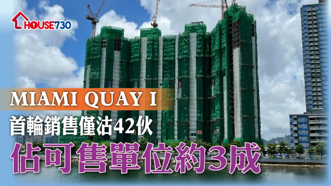 本地-MIAMI QUAY I首轮销售仅沽42伙 占可售单位约3成-House730