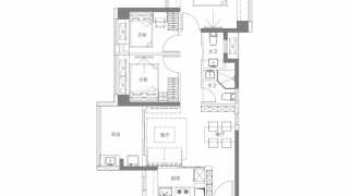 君勝熙玥灣花園 陽光叁房 - House730