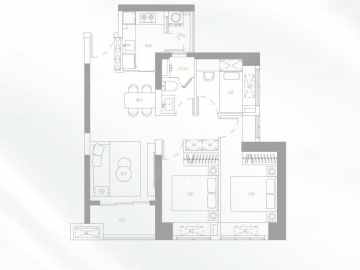 華潤未來城 1棟B座02戶型 - House730