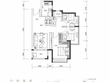 中熙玖瓏山 83平戶型 - House730