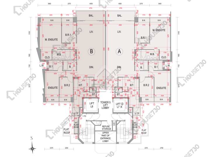 One Mayfair Floor Plans One Mayfair Tower 5 1/F Floor Plan - House730