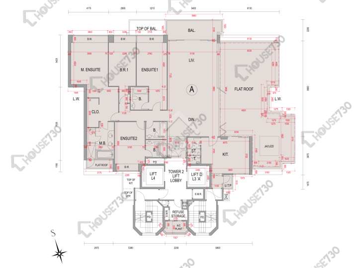 One Mayfair Floor Plans One Mayfair Tower 2 9/F Floor Plan - House730