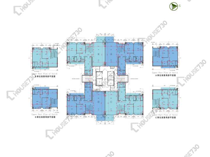 嘉御山 平面圖 嘉御山 1座 15樓 樓層平面圖 - House730