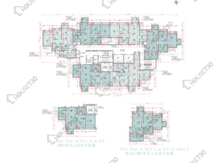 Napa 平面圖 Napa 2座 2-3,5-8,9樓 樓層平面圖 - House730
