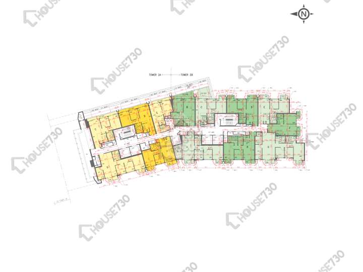 OMA OMA 平面圖 OMA OMA 2A座 2樓 樓層平面圖 - House730