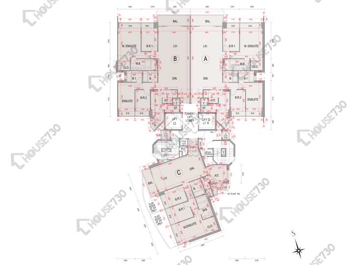 One Mayfair Floor Plans One Mayfair Tower 1 2/F Floor Plan - House730