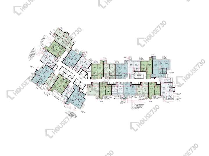 帝御 平面圖 帝御 1期 帝御‧金灣 3座 2-3,5-12,15-17,18樓 樓層平面圖 - House730