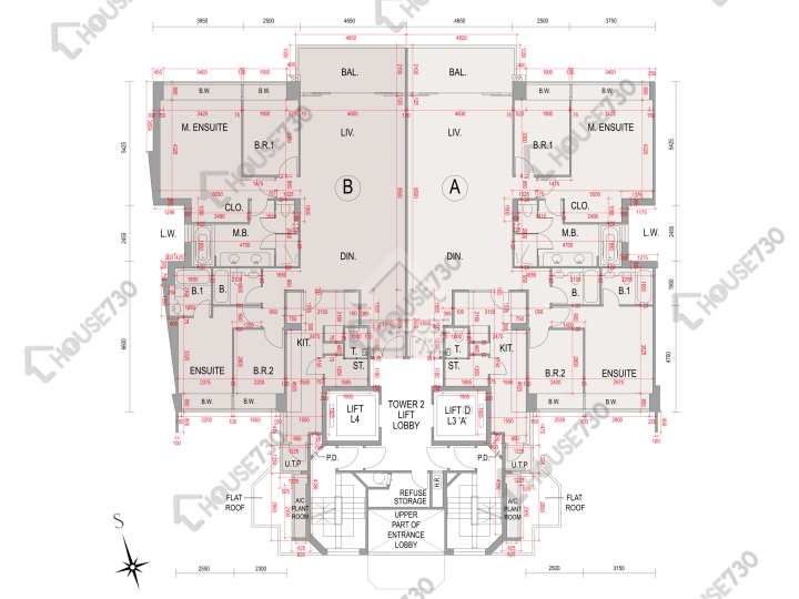 One Mayfair Floor Plans One Mayfair Tower 2 1/F Floor Plan - House730