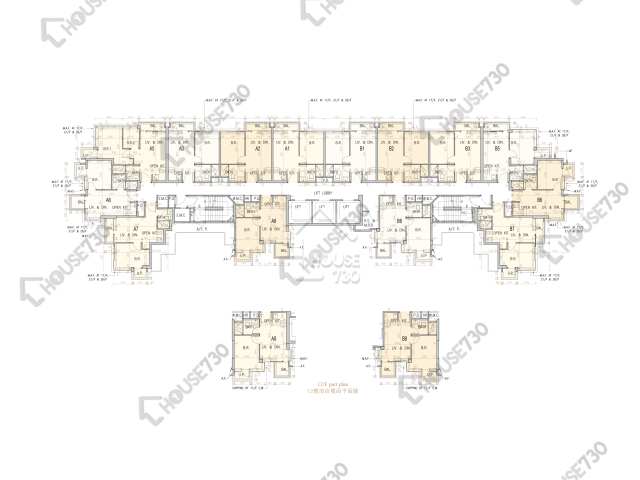 One Soho 平面图 One Soho 12,15-23,25-27,28楼 楼层平面图 - House730