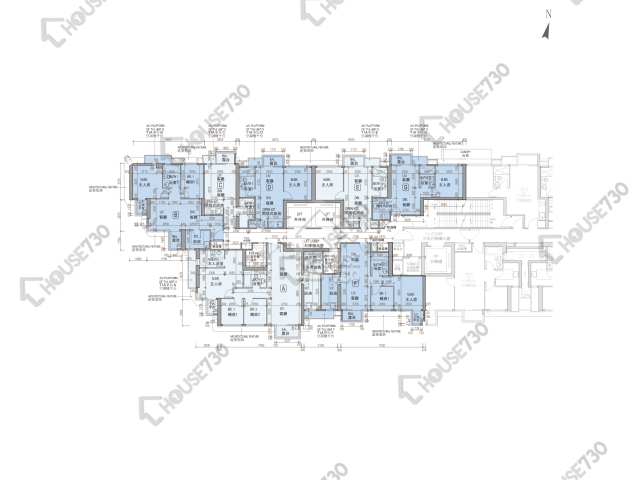 龍譽 平面圖 龍譽 1A座 1樓 樓層平面圖 - House730