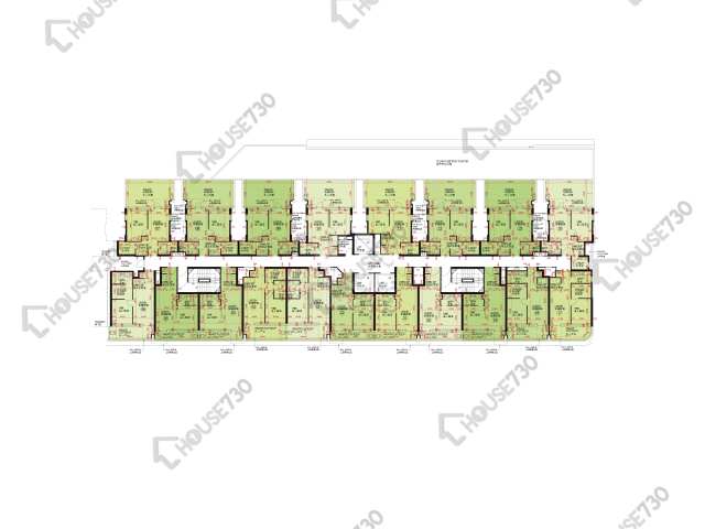 帝御 平面圖 帝御 3期 帝御‧嵐天 6座 2樓 樓層平面圖 - House730