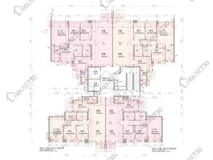 逸珑湾 平面图 逸珑湾 I 大厦19座 16楼 楼层平面图 - House730