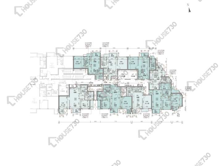龍譽 平面圖 龍譽 1B座 27-33,35,36樓 樓層平面圖 - House730