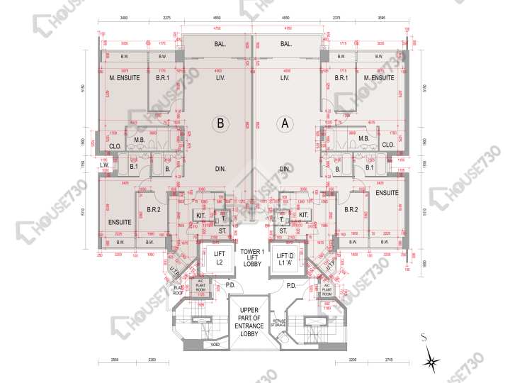 One Mayfair Floor Plans One Mayfair Tower 1 1/F Floor Plan - House730