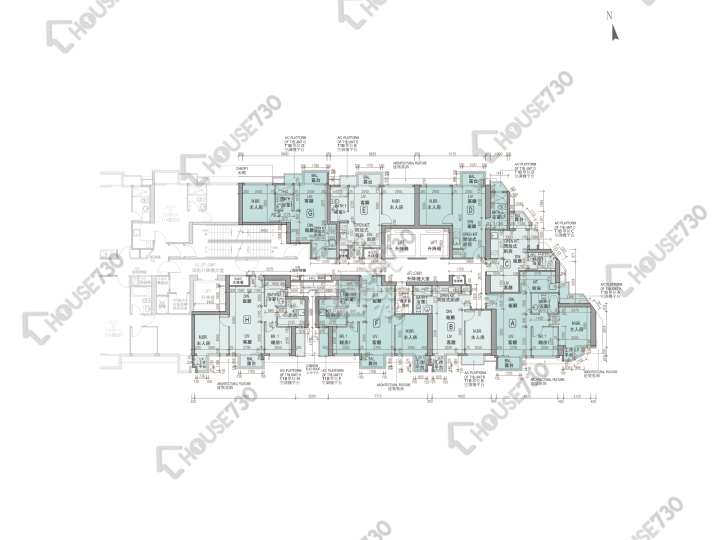 龍譽 平面圖 龍譽 1B座 1樓 樓層平面圖 - House730
