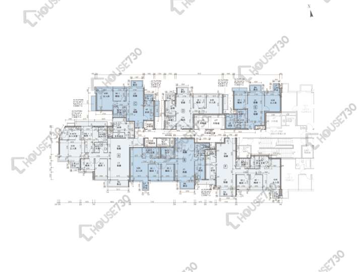 龍譽 平面圖 龍譽 2A座 33樓 樓層平面圖 - House730