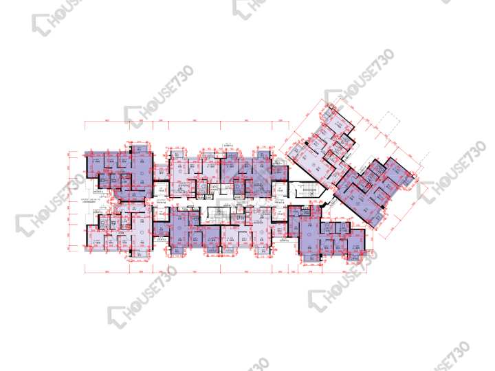 天鑽 平面圖 天鑽 18座 2-3,5-8,9樓 樓層平面圖 - House730