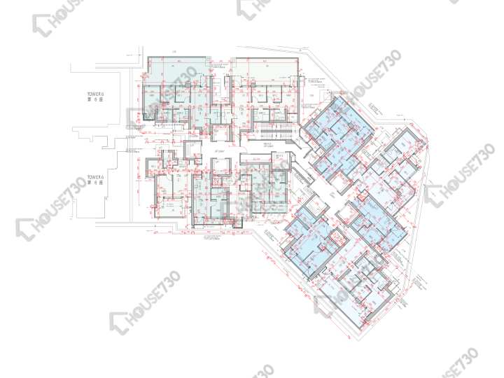 柏傲莊 平面圖 柏傲莊 2期 7座 (7A) 7樓 樓層平面圖 - House730
