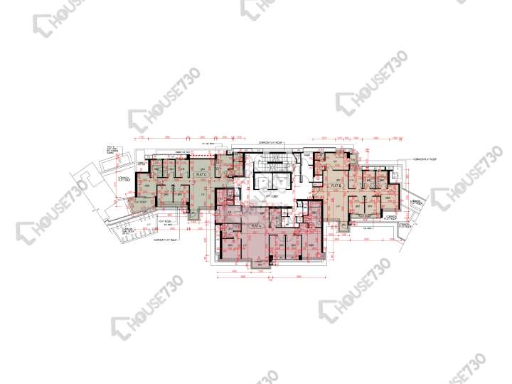 爾巒 平面圖 爾巒 茵羅洛斯大道 3座 1樓 樓層平面圖 - House730