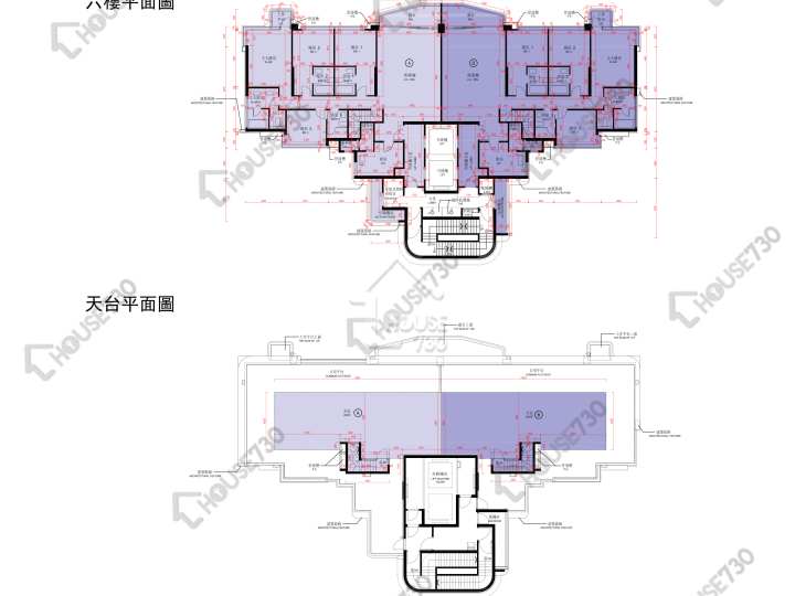 維港1號 平面圖 維港1號 迎海大宅 6樓 樓層平面圖 - House730