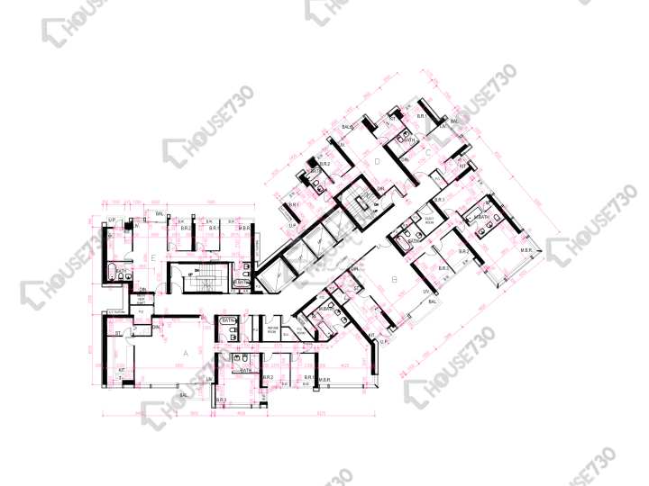 昇御門 平面圖 昇御門 2座 28樓 樓層平面圖 - House730