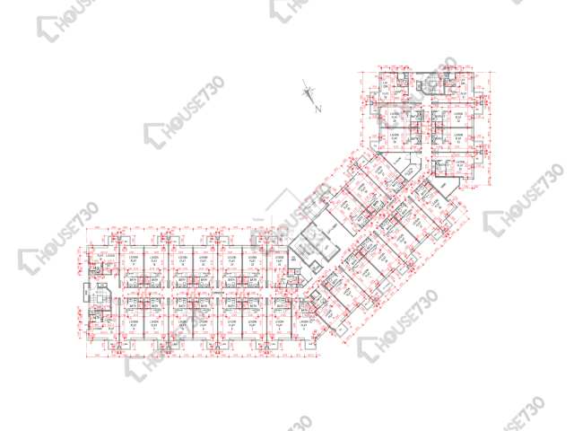 丹桂村路65-89號 平面圖 丹桂村路65-89號 尚築 1樓 樓層平面圖 - House730