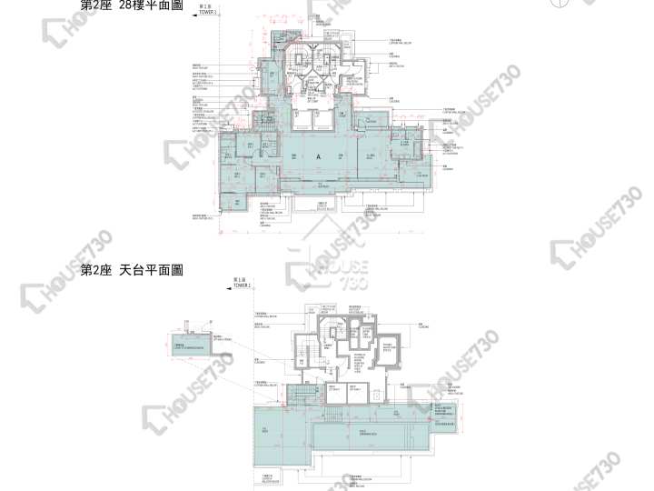 高爾夫.御苑 平面圖 高爾夫.御苑 2座 28樓 樓層平面圖 - House730