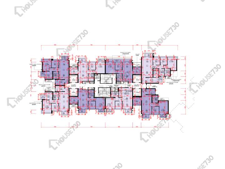 天鑽 平面圖 天鑽 17座 1樓 樓層平面圖 - House730