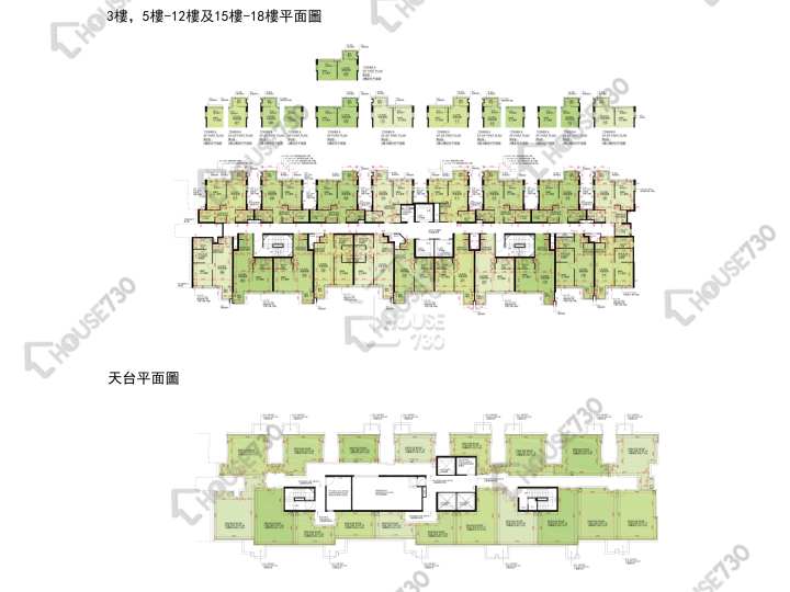 帝御 平面圖 帝御 3期 帝御‧嵐天 6座 3,5-12,15-17,18樓 樓層平面圖 - House730
