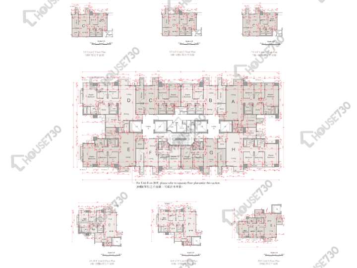 溱柏 平面圖 溱柏 1座 3,5-12,15-19,20樓 樓層平面圖 - House730